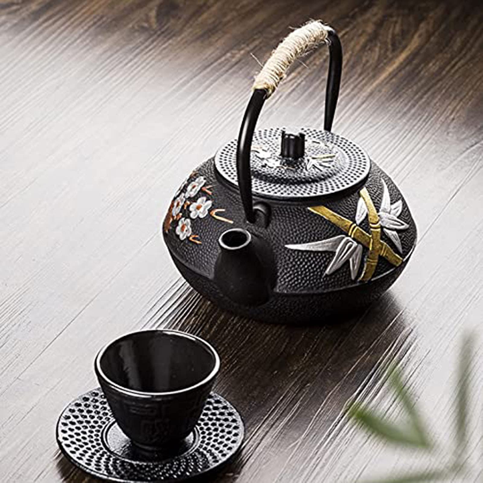 Amazon | FANXX 南部鉄器 急須 鉄瓶 鉄器 鉄のやかん 鋳鉄 お茶用沸騰